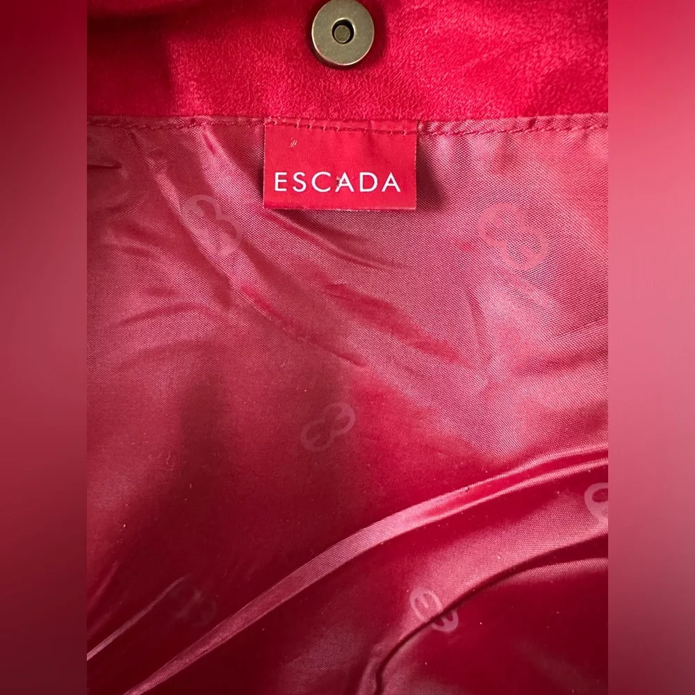 Vintage Escada Red Shoulder Bag - Picture 8 of 8